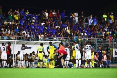 ORANJESTAD , ARUBA - JUNE 8: Aruba vs Curaçao on Saturday, June 8, 2024 at Compleho Deportivo Guillermo Prospero Trinidad in Oranjestad , 
(Photo by Davyne Croes/DAC Image)