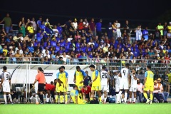 ORANJESTAD , ARUBA - JUNE 8: Aruba vs Curaçao on Saturday, June 8, 2024 at Compleho Deportivo Guillermo Prospero Trinidad in Oranjestad , 
(Photo by Davyne Croes/DAC Image)