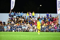 ORANJESTAD , ARUBA - JUNE 8: Aruba vs Curaçao on Saturday, June 8, 2024 at Compleho Deportivo Guillermo Prospero Trinidad in Oranjestad , 
(Photo by Davyne Croes/DAC Image)