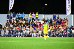 ORANJESTAD , ARUBA - JUNE 8: Aruba vs Curaçao on Saturday, June 8, 2024 at Compleho Deportivo Guillermo Prospero Trinidad in Oranjestad , 
(Photo by Davyne Croes/DAC Image)