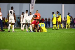 ORANJESTAD , ARUBA - JUNE 8: Aruba vs Curaçao on Saturday, June 8, 2024 at Compleho Deportivo Guillermo Prospero Trinidad in Oranjestad , 
(Photo by Davyne Croes/DAC Image)