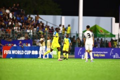 ORANJESTAD , ARUBA - JUNE 8: Aruba vs Curaçao on Saturday, June 8, 2024 at Compleho Deportivo Guillermo Prospero Trinidad in Oranjestad , 
(Photo by Davyne Croes/DAC Image)