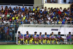 ORANJESTAD , ARUBA - JUNE 8: Aruba vs Curaçao on Saturday, June 8, 2024 at Compleho Deportivo Guillermo Prospero Trinidad in Oranjestad , 
(Photo by Davyne Croes/DAC Image)