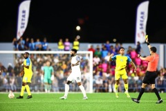 ORANJESTAD , ARUBA - JUNE 8: Aruba vs Curaçao on Saturday, June 8, 2024 at Compleho Deportivo Guillermo Prospero Trinidad in Oranjestad , 
(Photo by Davyne Croes/DAC Image)