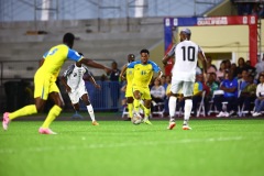 ORANJESTAD , ARUBA - JUNE 8: Aruba vs Curaçao on Saturday, June 8, 2024 at Compleho Deportivo Guillermo Prospero Trinidad in Oranjestad , 
(Photo by Davyne Croes/DAC Image)