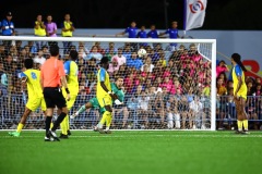 ORANJESTAD , ARUBA - JUNE 8: Aruba vs Curaçao on Saturday, June 8, 2024 at Compleho Deportivo Guillermo Prospero Trinidad in Oranjestad , 
(Photo by Davyne Croes/DAC Image)