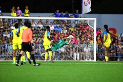 ORANJESTAD , ARUBA - JUNE 8: Aruba vs Curaçao on Saturday, June 8, 2024 at Compleho Deportivo Guillermo Prospero Trinidad in Oranjestad , 
(Photo by Davyne Croes/DAC Image)