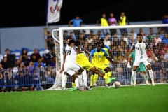 ORANJESTAD , ARUBA - JUNE 8: Aruba vs Curaçao on Saturday, June 8, 2024 at Compleho Deportivo Guillermo Prospero Trinidad in Oranjestad , 
(Photo by Davyne Croes/DAC Image)