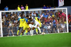 ORANJESTAD , ARUBA - JUNE 8: Aruba vs Curaçao on Saturday, June 8, 2024 at Compleho Deportivo Guillermo Prospero Trinidad in Oranjestad , 
(Photo by Davyne Croes/DAC Image)