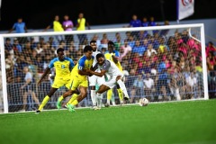 ORANJESTAD , ARUBA - JUNE 8: Aruba vs Curaçao on Saturday, June 8, 2024 at Compleho Deportivo Guillermo Prospero Trinidad in Oranjestad , 
(Photo by Davyne Croes/DAC Image)