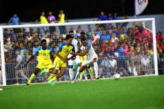 ORANJESTAD , ARUBA - JUNE 8: Aruba vs Curaçao on Saturday, June 8, 2024 at Compleho Deportivo Guillermo Prospero Trinidad in Oranjestad , 
(Photo by Davyne Croes/DAC Image)