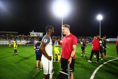 ORANJESTAD , ARUBA - JUNE 8: Aruba vs Curaçao on Saturday, June 8, 2024 at Compleho Deportivo Guillermo Prospero Trinidad in Oranjestad , 
(Photo by Davyne Croes/DAC Image)