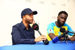 ORANJESTAD , ARUBA - JUNE 8: Aruba vs Curaçao on Saturday, June 8, 2024 at Compleho Deportivo Guillermo Prospero Trinidad in Oranjestad , 
(Photo by Davyne Croes/DAC Image)