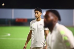 ORANJESTAD , ARUBA - JUNE 6: Aruba men’s football national team second training on Thursday, June 6, 2024 at Compleho Deportivo Guillermo Prospero Trinidad in Oranjestad , 
(Photo by Davyne Croes/DAC Image)