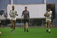 ORANJESTAD , ARUBA - JUNE 6: Aruba men’s football national team second training on Thursday, June 6, 2024 at Compleho Deportivo Guillermo Prospero Trinidad in Oranjestad , 
(Photo by Davyne Croes/DAC Image)