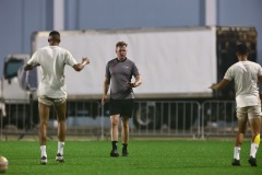 ORANJESTAD , ARUBA - JUNE 6: Aruba men’s football national team second training on Thursday, June 6, 2024 at Compleho Deportivo Guillermo Prospero Trinidad in Oranjestad , 
(Photo by Davyne Croes/DAC Image)