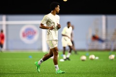 ORANJESTAD , ARUBA - JUNE 6: Aruba men’s football national team second training on Thursday, June 6, 2024 at Compleho Deportivo Guillermo Prospero Trinidad in Oranjestad , 
(Photo by Davyne Croes/DAC Image)