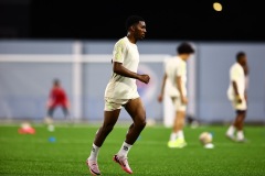 ORANJESTAD , ARUBA - JUNE 6: Aruba men’s football national team second training on Thursday, June 6, 2024 at Compleho Deportivo Guillermo Prospero Trinidad in Oranjestad , 
(Photo by Davyne Croes/DAC Image)