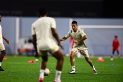 ORANJESTAD , ARUBA - JUNE 6: Aruba men’s football national team second training on Thursday, June 6, 2024 at Compleho Deportivo Guillermo Prospero Trinidad in Oranjestad , 
(Photo by Davyne Croes/DAC Image)