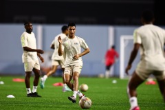 ORANJESTAD , ARUBA - JUNE 6: Aruba men’s football national team second training on Thursday, June 6, 2024 at Compleho Deportivo Guillermo Prospero Trinidad in Oranjestad , 
(Photo by Davyne Croes/DAC Image)