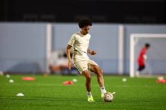 ORANJESTAD , ARUBA - JUNE 6: Aruba men’s football national team second training on Thursday, June 6, 2024 at Compleho Deportivo Guillermo Prospero Trinidad in Oranjestad , 
(Photo by Davyne Croes/DAC Image)