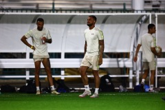 ORANJESTAD , ARUBA - JUNE 6: Aruba men’s football national team second training on Thursday, June 6, 2024 at Compleho Deportivo Guillermo Prospero Trinidad in Oranjestad , 
(Photo by Davyne Croes/DAC Image)