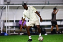 ORANJESTAD , ARUBA - JUNE 6: Aruba men’s football national team second training on Thursday, June 6, 2024 at Compleho Deportivo Guillermo Prospero Trinidad in Oranjestad , 
(Photo by Davyne Croes/DAC Image)