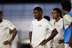 ORANJESTAD , ARUBA - JUNE 6: Aruba men’s football national team second training on Thursday, June 6, 2024 at Compleho Deportivo Guillermo Prospero Trinidad in Oranjestad , 
(Photo by Davyne Croes/DAC Image)