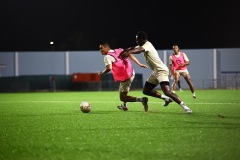 ORANJESTAD , ARUBA - JUNE 6: Aruba men’s football national team second training on Thursday, June 6, 2024 at Compleho Deportivo Guillermo Prospero Trinidad in Oranjestad , 
(Photo by Davyne Croes/DAC Image)