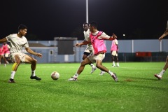 ORANJESTAD , ARUBA - JUNE 6: Aruba men’s football national team second training on Thursday, June 6, 2024 at Compleho Deportivo Guillermo Prospero Trinidad in Oranjestad , 
(Photo by Davyne Croes/DAC Image)