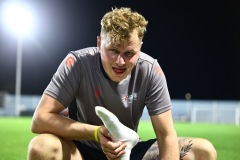 ORANJESTAD , ARUBA - JUNE 6: Aruba men’s football national team second training on Thursday, June 6, 2024 at Compleho Deportivo Guillermo Prospero Trinidad in Oranjestad , 
(Photo by Davyne Croes/DAC Image)