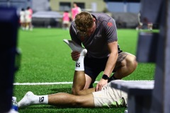 ORANJESTAD , ARUBA - JUNE 6: Aruba men’s football national team second training on Thursday, June 6, 2024 at Compleho Deportivo Guillermo Prospero Trinidad in Oranjestad , 
(Photo by Davyne Croes/DAC Image)