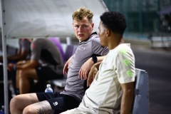 ORANJESTAD , ARUBA - JUNE 6: Aruba men’s football national team second training on Thursday, June 6, 2024 at Compleho Deportivo Guillermo Prospero Trinidad in Oranjestad , 
(Photo by Davyne Croes/DAC Image)