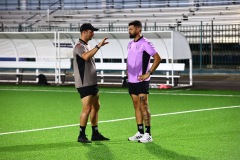 ORANJESTAD , ARUBA - JUNE 6: Aruba men’s football national team second training on Thursday, June 6, 2024 at Compleho Deportivo Guillermo Prospero Trinidad in Oranjestad , 
(Photo by Davyne Croes/DAC Image)