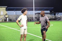 ORANJESTAD , ARUBA - JUNE 6: Aruba men’s football national team second training on Thursday, June 6, 2024 at Compleho Deportivo Guillermo Prospero Trinidad in Oranjestad , 
(Photo by Davyne Croes/DAC Image)