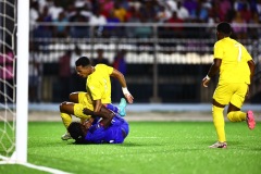 ORANJESTAD , ARUBA - OCTOBER 11: Concacaf Nations League Aruba vs Haiti on Friday, October 11, 2024 at Compleho Deportivo Guillermo Prospero Trinidad in Oranjestad , 
(Photo by Davyne Croes/DAC Image)