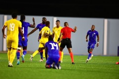 ORANJESTAD , ARUBA - OCTOBER 11: Concacaf Nations League Aruba vs Haiti on Friday, October 11, 2024 at Compleho Deportivo Guillermo Prospero Trinidad in Oranjestad , 
(Photo by Davyne Croes/DAC Image)