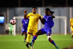 ORANJESTAD , ARUBA - OCTOBER 11: Concacaf Nations League Aruba vs Haiti on Friday, October 11, 2024 at Compleho Deportivo Guillermo Prospero Trinidad in Oranjestad , 
(Photo by Davyne Croes/DAC Image)