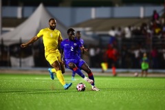 ORANJESTAD , ARUBA - OCTOBER 11: Concacaf Nations League Aruba vs Haiti on Friday, October 11, 2024 at Compleho Deportivo Guillermo Prospero Trinidad in Oranjestad , 
(Photo by Davyne Croes/DAC Image)