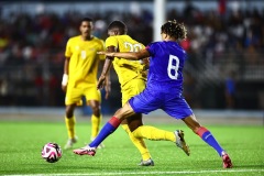 ORANJESTAD , ARUBA - OCTOBER 11: Concacaf Nations League Aruba vs Haiti on Friday, October 11, 2024 at Compleho Deportivo Guillermo Prospero Trinidad in Oranjestad , 
(Photo by Davyne Croes/DAC Image)