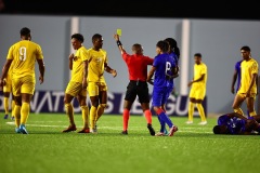 ORANJESTAD , ARUBA - OCTOBER 11: Concacaf Nations League Aruba vs Haiti on Friday, October 11, 2024 at Compleho Deportivo Guillermo Prospero Trinidad in Oranjestad , 
(Photo by Davyne Croes/DAC Image)