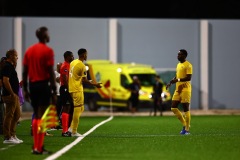 ORANJESTAD , ARUBA - OCTOBER 11: Concacaf Nations League Aruba vs Haiti on Friday, October 11, 2024 at Compleho Deportivo Guillermo Prospero Trinidad in Oranjestad , 
(Photo by Davyne Croes/DAC Image)