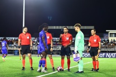 ORANJESTAD , ARUBA - OCTOBER 14: Concacaf Nations League Haiti vs Aruba on Monday, October 14, 2024 at Compleho Deportivo Guillermo Prospero Trinidad in Oranjestad , 
(Photo by Davyne Croes/DAC Image)