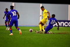 ORANJESTAD , ARUBA - OCTOBER 14: Concacaf Nations League Haiti vs Aruba on Monday, October 14, 2024 at Compleho Deportivo Guillermo Prospero Trinidad in Oranjestad , 
(Photo by Davyne Croes/DAC Image)