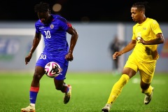 ORANJESTAD , ARUBA - OCTOBER 14: Concacaf Nations League Haiti vs Aruba on Monday, October 14, 2024 at Compleho Deportivo Guillermo Prospero Trinidad in Oranjestad , 
(Photo by Davyne Croes/DAC Image)