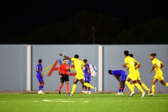 ORANJESTAD , ARUBA - OCTOBER 14: Concacaf Nations League Haiti vs Aruba on Monday, October 14, 2024 at Compleho Deportivo Guillermo Prospero Trinidad in Oranjestad , 
(Photo by Davyne Croes/DAC Image)