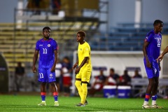 ORANJESTAD , ARUBA - OCTOBER 14: Concacaf Nations League Haiti vs Aruba on Monday, October 14, 2024 at Compleho Deportivo Guillermo Prospero Trinidad in Oranjestad , 
(Photo by Davyne Croes/DAC Image)