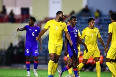 ORANJESTAD , ARUBA - OCTOBER 14: Concacaf Nations League Haiti vs Aruba on Monday, October 14, 2024 at Compleho Deportivo Guillermo Prospero Trinidad in Oranjestad , 
(Photo by Davyne Croes/DAC Image)