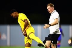 ORANJESTAD , ARUBA - OCTOBER 14: Concacaf Nations League Haiti vs Aruba on Monday, October 14, 2024 at Compleho Deportivo Guillermo Prospero Trinidad in Oranjestad , 
(Photo by Davyne Croes/DAC Image)