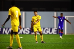 ORANJESTAD , ARUBA - OCTOBER 14: Concacaf Nations League Haiti vs Aruba on Monday, October 14, 2024 at Compleho Deportivo Guillermo Prospero Trinidad in Oranjestad , 
(Photo by Davyne Croes/DAC Image)